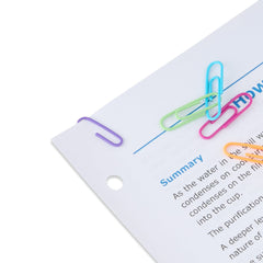 (6 pack) Pen+Gear Paper Clips, Assorted Colors, 100 Count