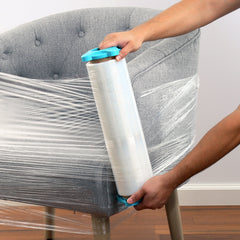Pen+Gear Easy Roll Stretch Wrap, 15 in x 750 ft, Easy Unwind, Clear, 1 Roll