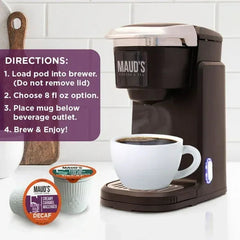Maud's Flavored Decaf Coffee Pods Variety Pack, 80 ct,14 Assorted Roasts & Flavors, Decaf Medium Roast Coffee in Recyclable Single Serve Pods - 100% Arabica Coffee, Compatible with Keurig K Cups Make