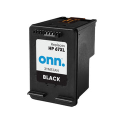 Remanufactured onn. 67XL HP High-Yield Ink Cartridge, Black