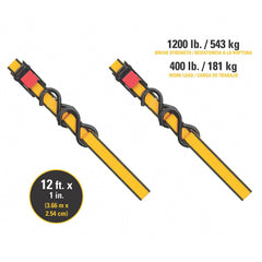 4pc Ratchet Tie Down and Cam Buckle Set