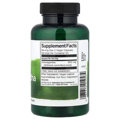 Swanson Full Spectrum Ashwagandha - 450mg Vegan Capsules for Stress Relief & Wellness