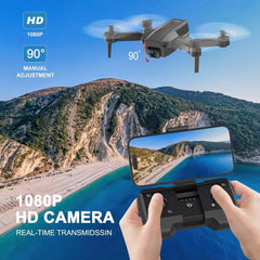 AUOSHI V1 Mini FPV Drone with 1080P HD Camera, Dual Lens & VR Mode, Optical Flow, 2 Batteries, Gesture/Voice/Gravity Control, 360°Flip, Orbit & Follow – Fun Gift for Kids, Teens,Adults & Beginners - USA MEGA SHOP