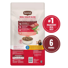 Nutrish Real Beef, Pea & Brown Rice Recipe Whole Health Blend Dry Dog Food, (Rachael Ray) - USA MEGA SHOP