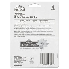 Elmer'S Washable All-Purpose School Glue Sticks (4 Pack)