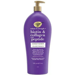 OGX Volume & Strength + Biotin & Collagen with Peptide Conditioner (40 Fl. Oz.)