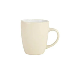 10 Strawberry Street 16-Piece Two Tone Coupe Dinnerware Set - Tan/White