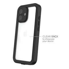 Body Glove Tidal Waterproof Phone Case for iPhone 17 - Black/Clear