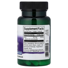 Swanson, Zinc Picolinate, 22 mg, 60 Vegan Capsules