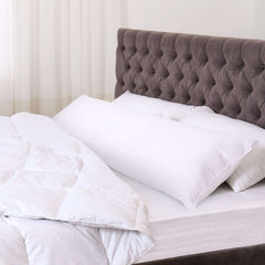Mainstays Body Pillow - 20"x 54", White, Microfiber, Hypoallergenic
