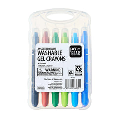Pen+Gear Assorted Color Washable Gel Crayons, 12 Count - USA MEGA SHOP