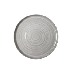 (8 pack) Better Homes & Gardens-Collins Collection Grey Stoneware Round 10.4" Dinner Plate