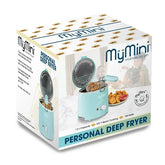 MyMini 1.5 qt Electric Deep Fryer, 700 watts, Aqua - USA MEGA SHOP