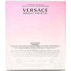 Versace Bright Crystal Eau De Toilette, 3.0 Fl Oz