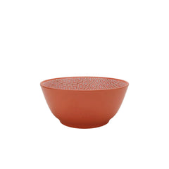 Mainstays by Becky G. & Alejandra Bamboo Melamine 12-Piece Dinnerware Set, Orange