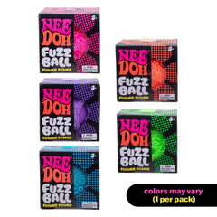 Nee Doh Fuzz Ball Flower Power Novelty Fidget Toy, Multiple Colors, Children Ages 3+