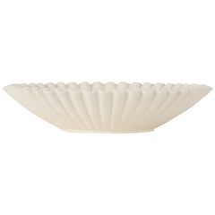 Better Homes & Garden off White Tabletop Decorative Ribbon Design Bowl