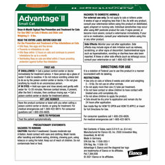 Advantage II Flea Topical Treatment for Cats 5-9 lbs, 4-doses, 2-count - USA MEGA SHOP