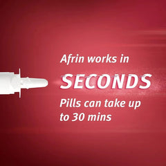 Afrin No-Drip Severe Congestion 12-Hour Nasal Spray, 3 Pack (20 mL Each)