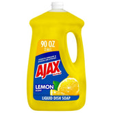 Ajax Ultra Liquid Dish Soap, Lemon Scent, Super Degreaser, 90 Fluid Ounce