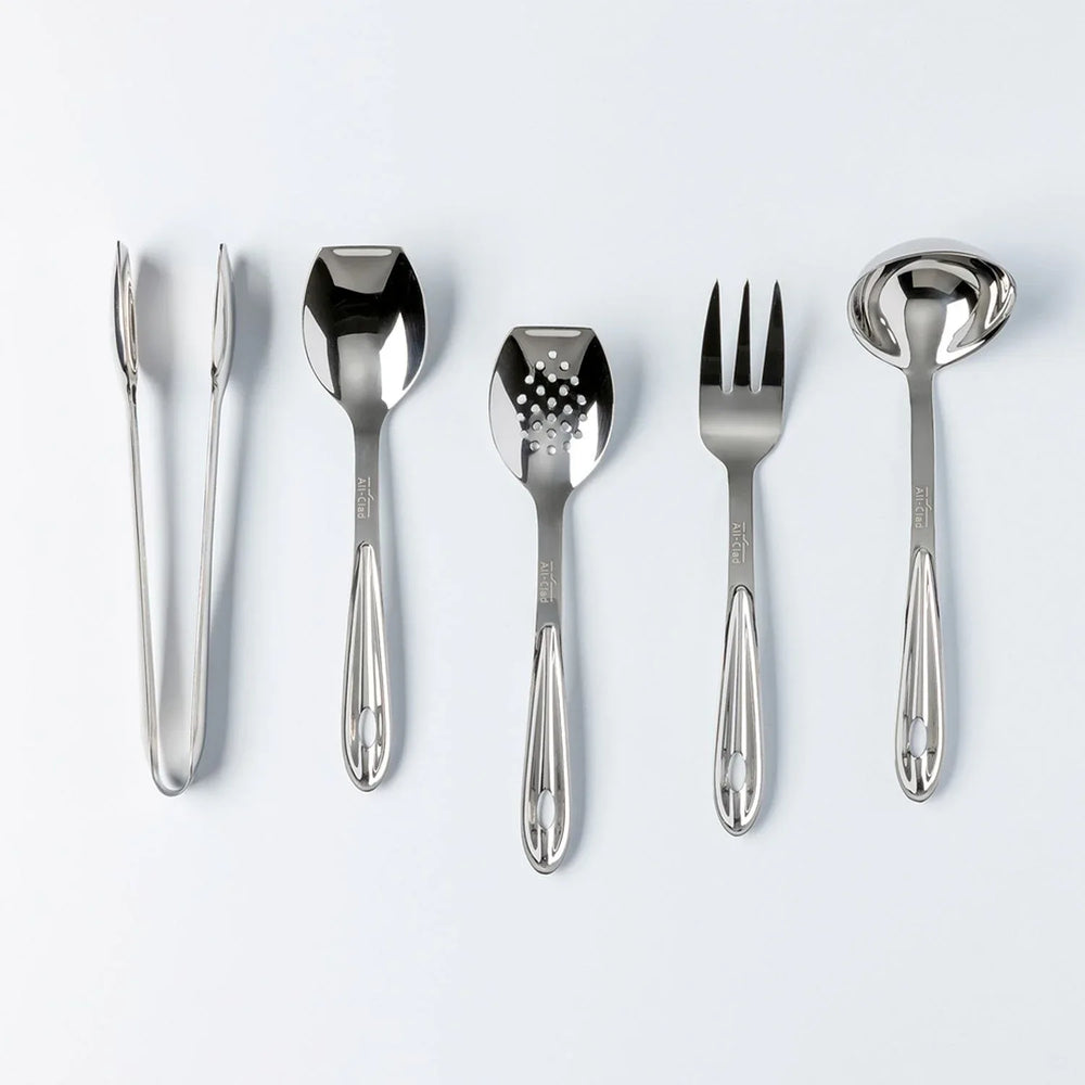 All-Clad Cook & Serve 5-piece Stainless Steel Kitchen Tool Set - USA MEGA SHOP