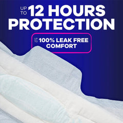 Always Maxi Overnight Pads with Wings for Women, Size 5, Extra Heavy Overnight Absorbency, Unscented, 52 Count