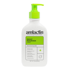AmLactin Daily Nourish Body Lotion, 12% Lactic Acid for Dry Skin, Exfoliating, 7.9 oz
