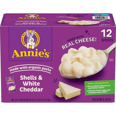 Annie's Shells and White Cheddar Mac and Cheese 6 oz.,12 pk. - USA MEGA SHOP