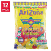 Arizona Sour Fruit Snacks, Mixed Lemonade, 5 oz, 12-count - USA MEGA SHOP