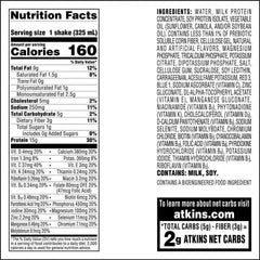 Atkins 15g Keto Protein Shake, Strawberry 11 fl. oz. 15 pk.