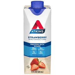 Atkins 15g Keto Protein Shake, Strawberry 11 fl. oz. 15 pk.
