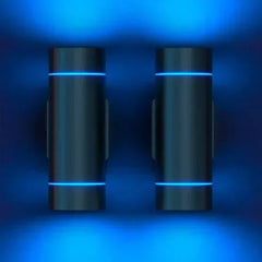 Atomi Smart Wi-Fi Rotundus Outdoor Wall Sconces 2-pack