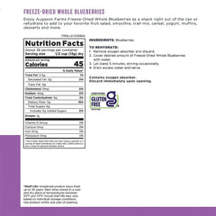 Augason Farms Freeze Dried Whole Blueberries Can, 12 oz.