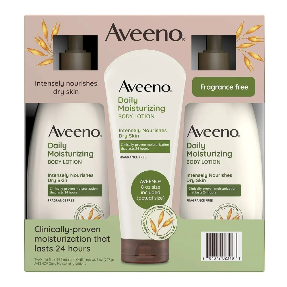 Aveeno Daily Moisturizing Body Lotion Set - USA MEGA SHOP