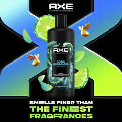 Axe Fine Fragrance Long Lasting Men's Body Wash Aqua Bergamot, 18 oz