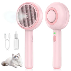BEBANG Cat Steam Brush 3 in 1, One-Click Hair Removal Brush with Steam for Cats and Dogs - USA MEGA SHOP