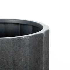 Better Homes & Gardens Adler 16 inch Resin Planter With Modern Design for Indoor Outdoor Plant