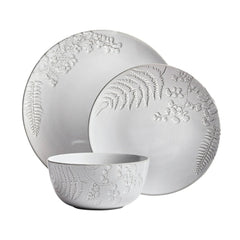 Better Homes & Gardens-Ellie Gray Stoneware 12-Piece Dinnerware Set
