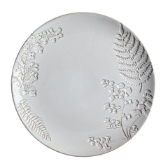 Better Homes & Gardens Ellie Collection Gray Stoneware Dinner Plate, 10.7inch