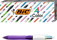 BIC Grip 4 Color Ball Pens with 3 Color + Pencil Set, 10-count - USA MEGA SHOP