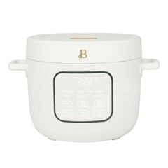 Beautiful 14-Cup Cooked, 6-Cups Uncooked Electric Rice and Grain Cooker, EverGoodâ„¢ Ceramic Nonstick Coating, White Icing by Drew Barrymore - USA MEGA SHOP