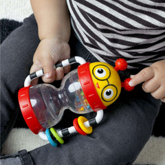Baby Einstein Cal’s Sensory Shake-up Activity Rattle, Ages 3+ Months