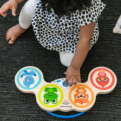 Baby Einstein Magic Touch Drums Wooden Musical Baby Toy, Unisex, Ages 6 months+