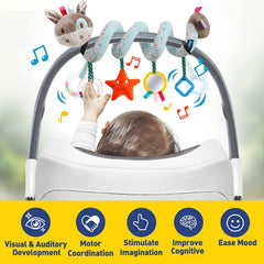 Baby Toys 0-6 Months, Car Seat Toys, Baby Stroller Toy, Newborn Infant Toys Gift for 0-3-6-12-24 Months