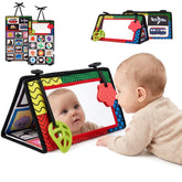 BabyTummyTimeMirrorToys_InfantToysNewbornToys0-6Months_BlackandWhiteHighContrastToyswithTeethersforBabies0369Months - USA Mega Shop