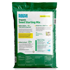 Back to the Roots Natural and Organic 3-in-1 Seed Starting Mix, Premium Blend Soil, 12 Quart Value Size, New & Improved Blend