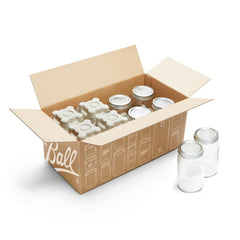 Ball® Wide Mouth Quart (32oz.) Mason Jars with Lids and Bands, for Canning and Storage, 8 Count