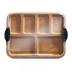 Build-A-Board 12"x16" Bamboo Cutting Board with Cheese Knives - USA MEGA SHOP