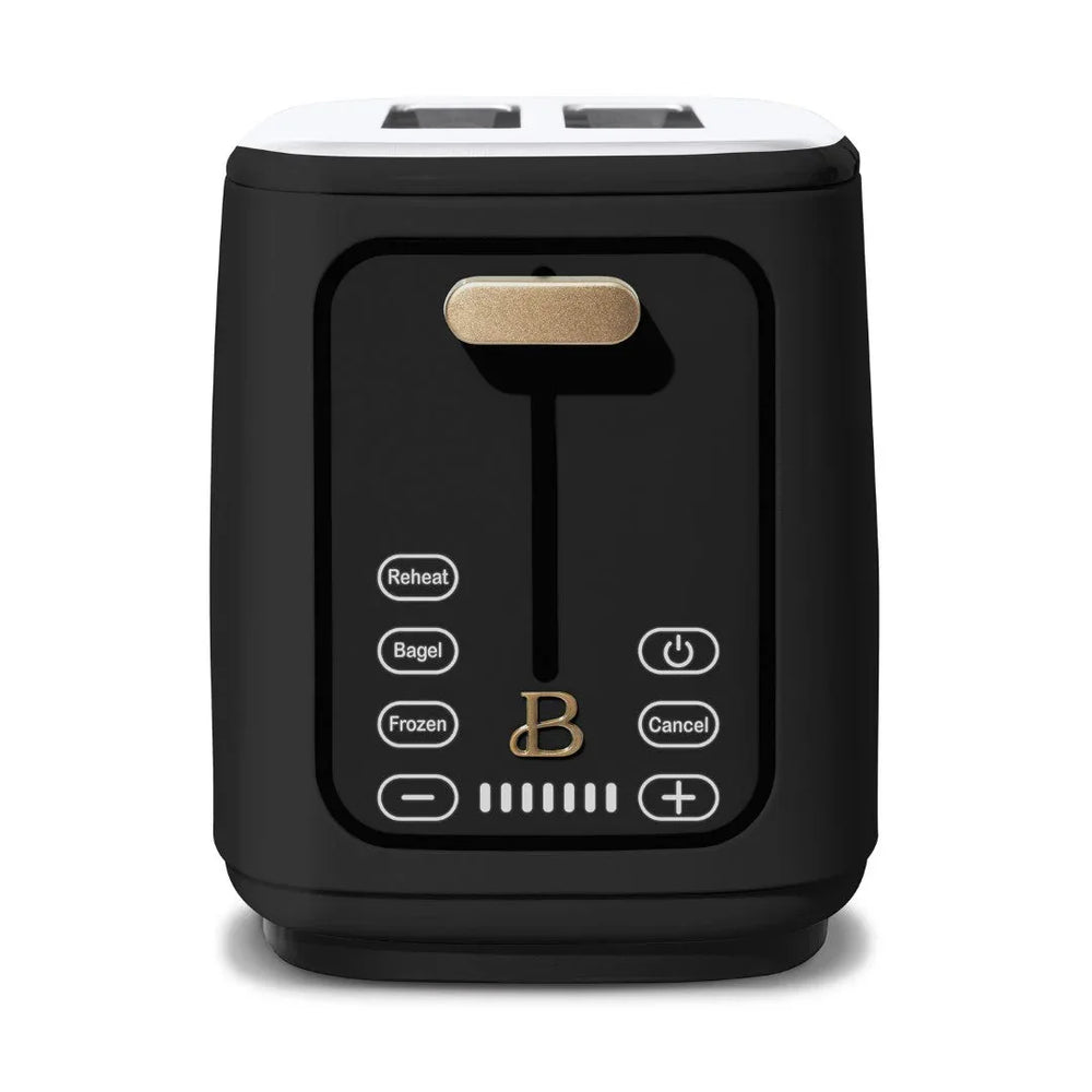 Beautiful 2 Slice Toaster with Touch-Activated Display, Black Sesame by Drew Barrymore - USA MEGA SHOP