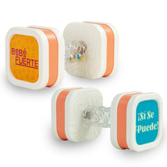 Bebe Fuerte Twist & Shake Dumbbell – Baby Toy for Infants 0 Months+